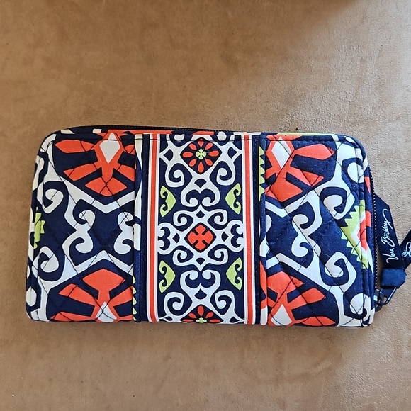 Vera Bradley tote bag and matching wallet Sun valley - Picture 2 of 5